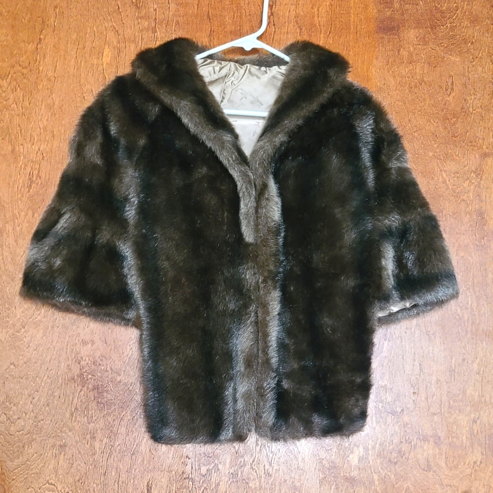 Fur cape made in USA